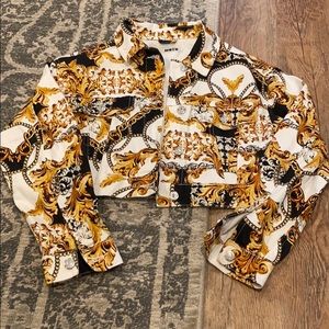 Top shop crop Jean jacket